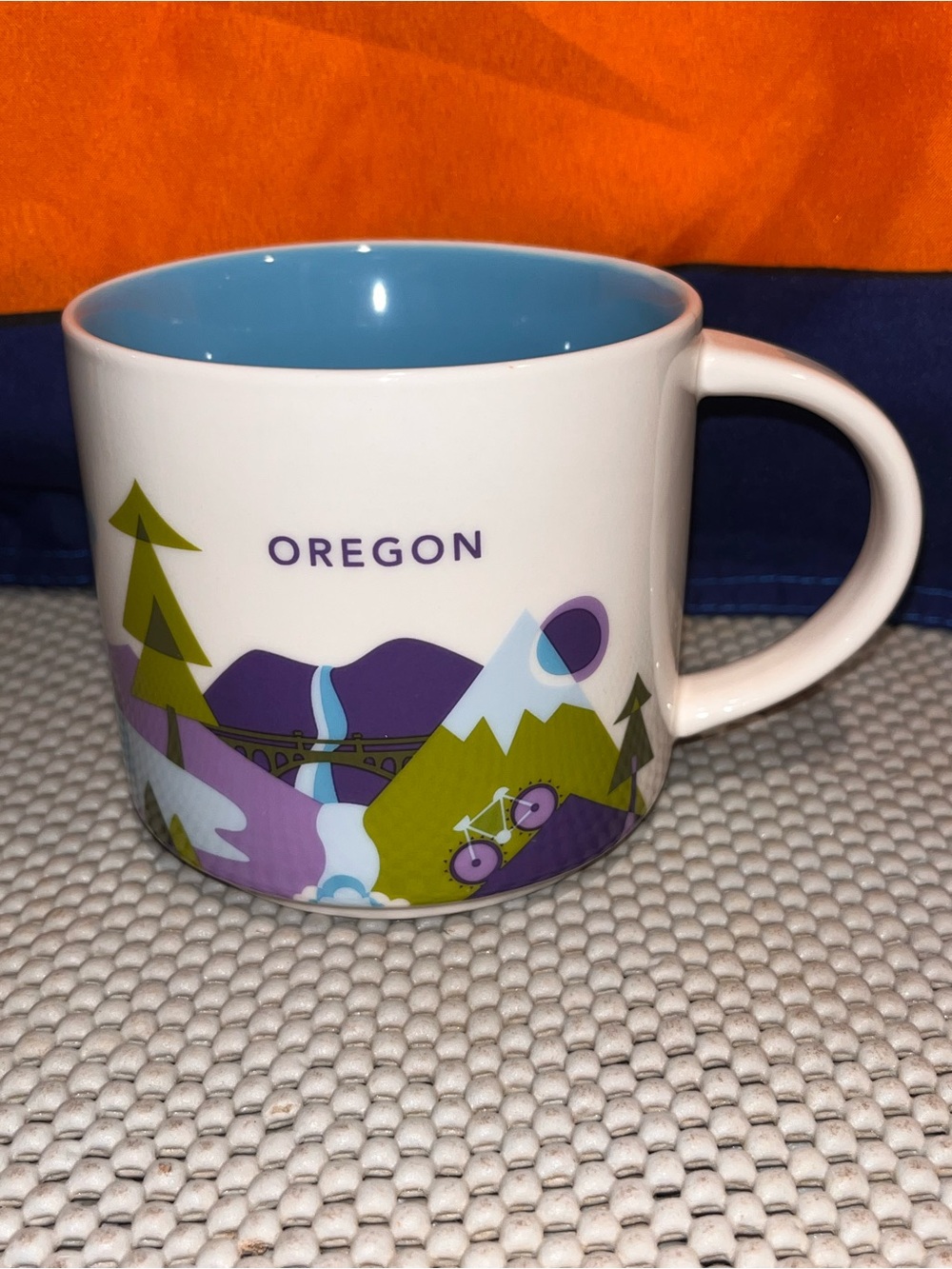 Starbucks Oregon 2016 You Are Here Series Collectible Coffee Tea Mug 14 oz